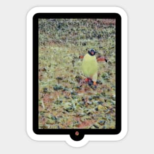 Antarctica penguin  walk Sticker